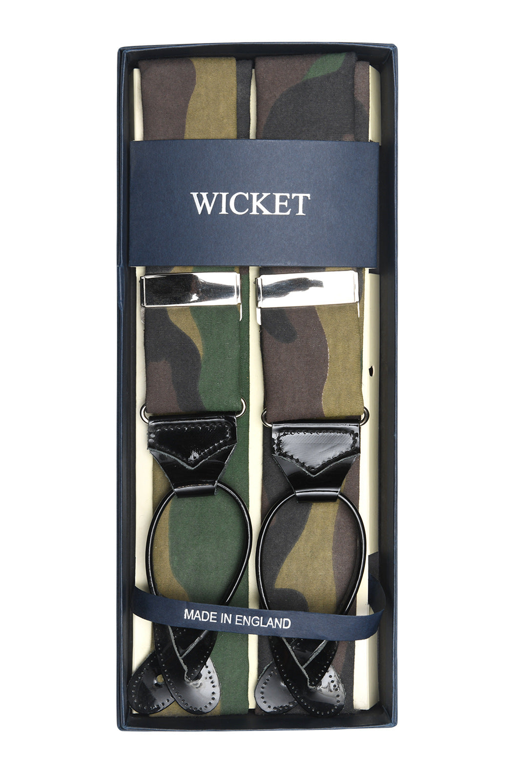 The Braces – Khaki with camouflage pattern – WICKET