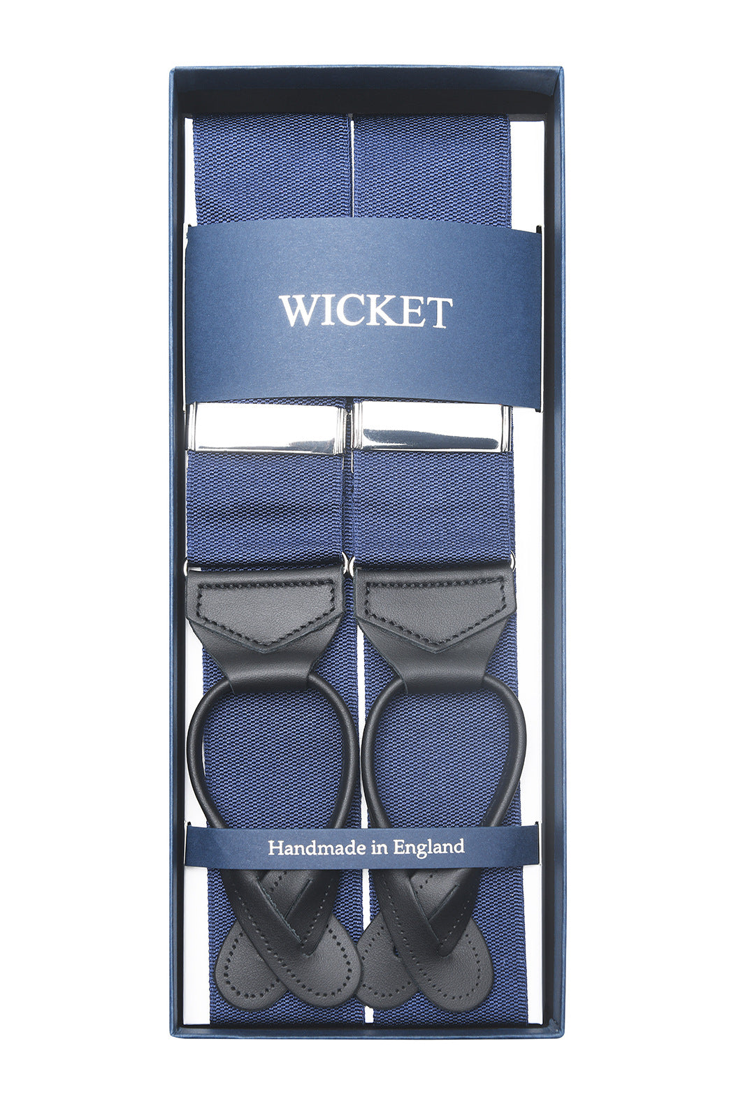 The Braces – Navy with black tabs – WICKET