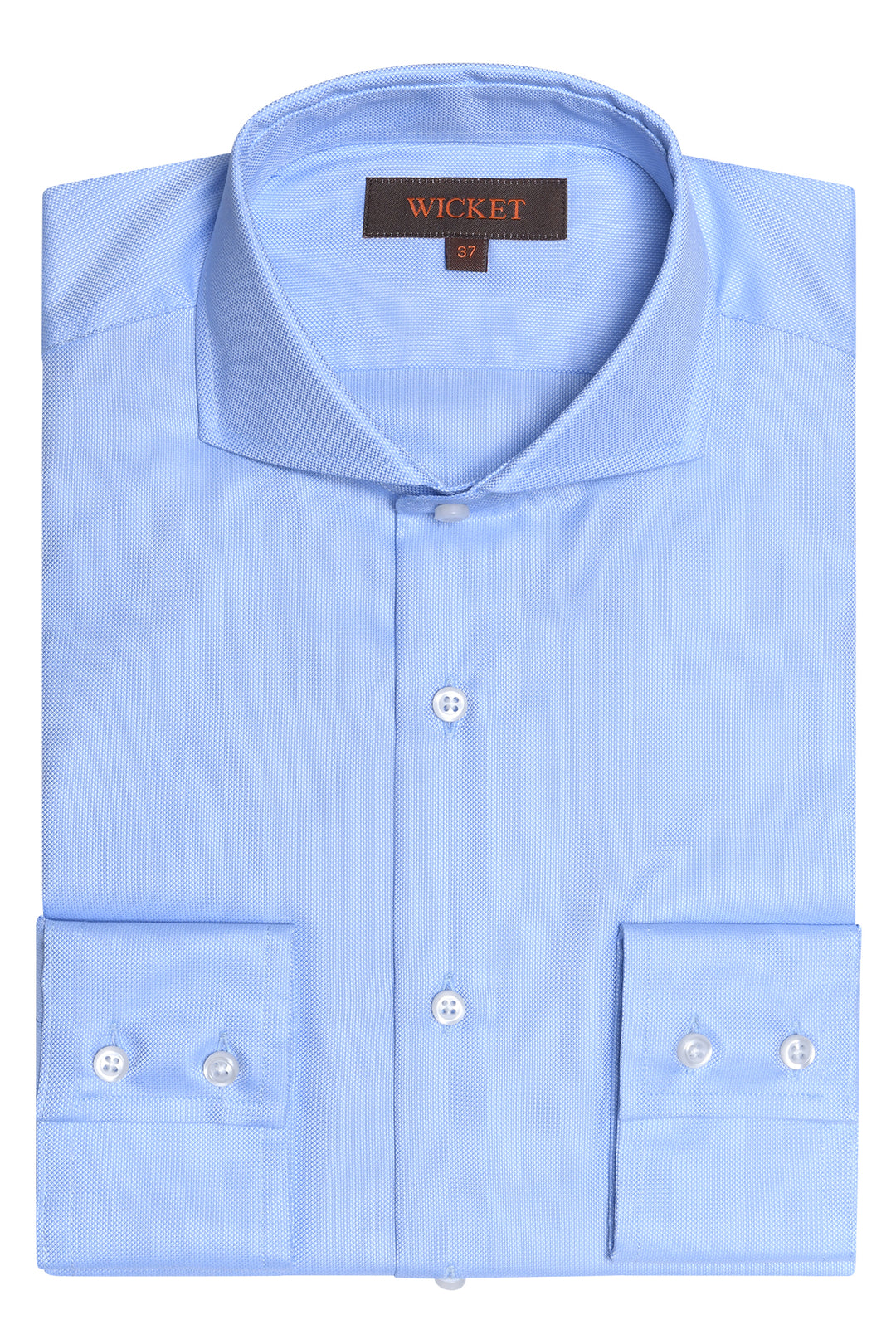 The Cotton Royal Oxford – Plain sky blue – WICKET