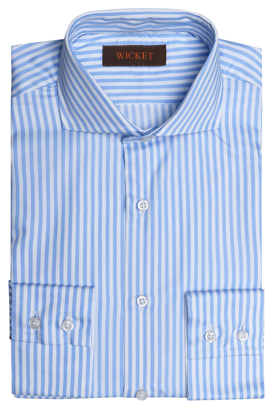 The Cotton Twill – Sky blue Bengal stripes – WICKET