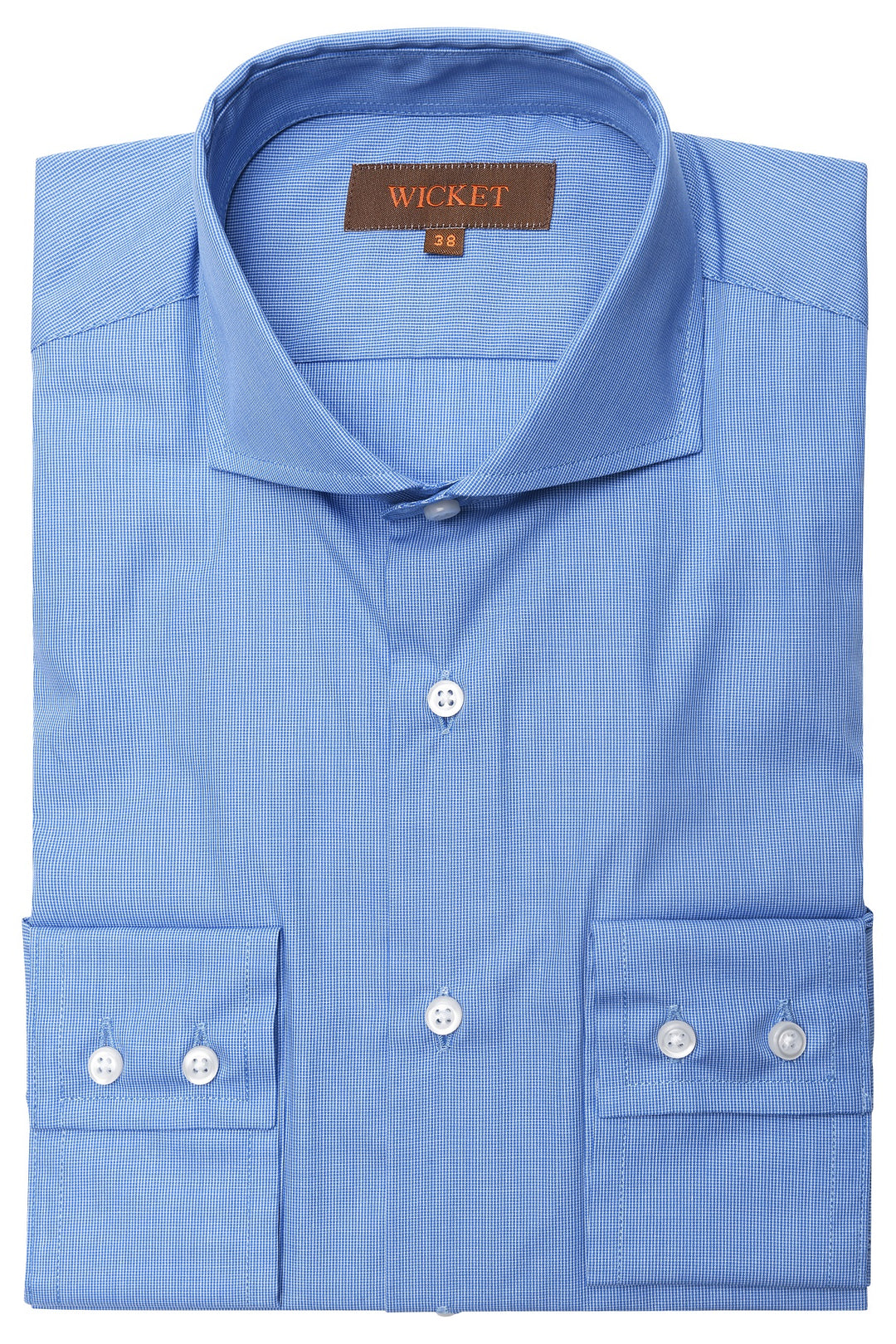 The Cotton Poplin – Bright blue – WICKET
