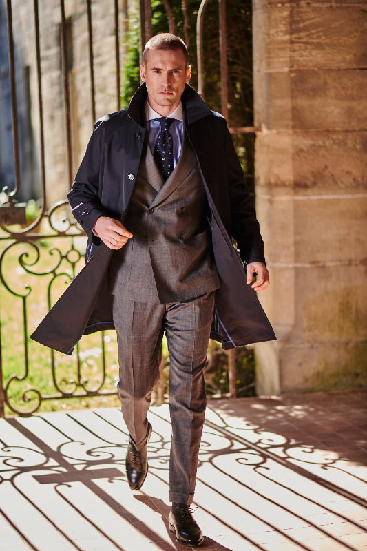Le Somerset – Navy raincoat – WICKET