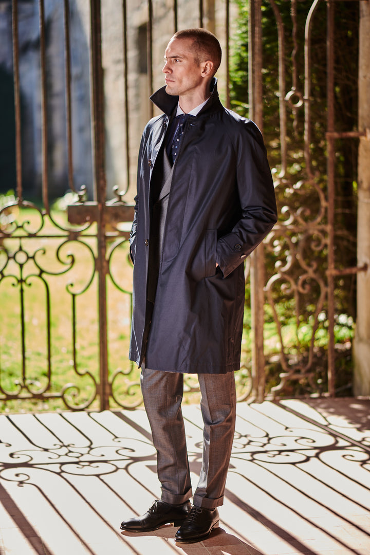 Le Somerset – Navy raincoat – WICKET