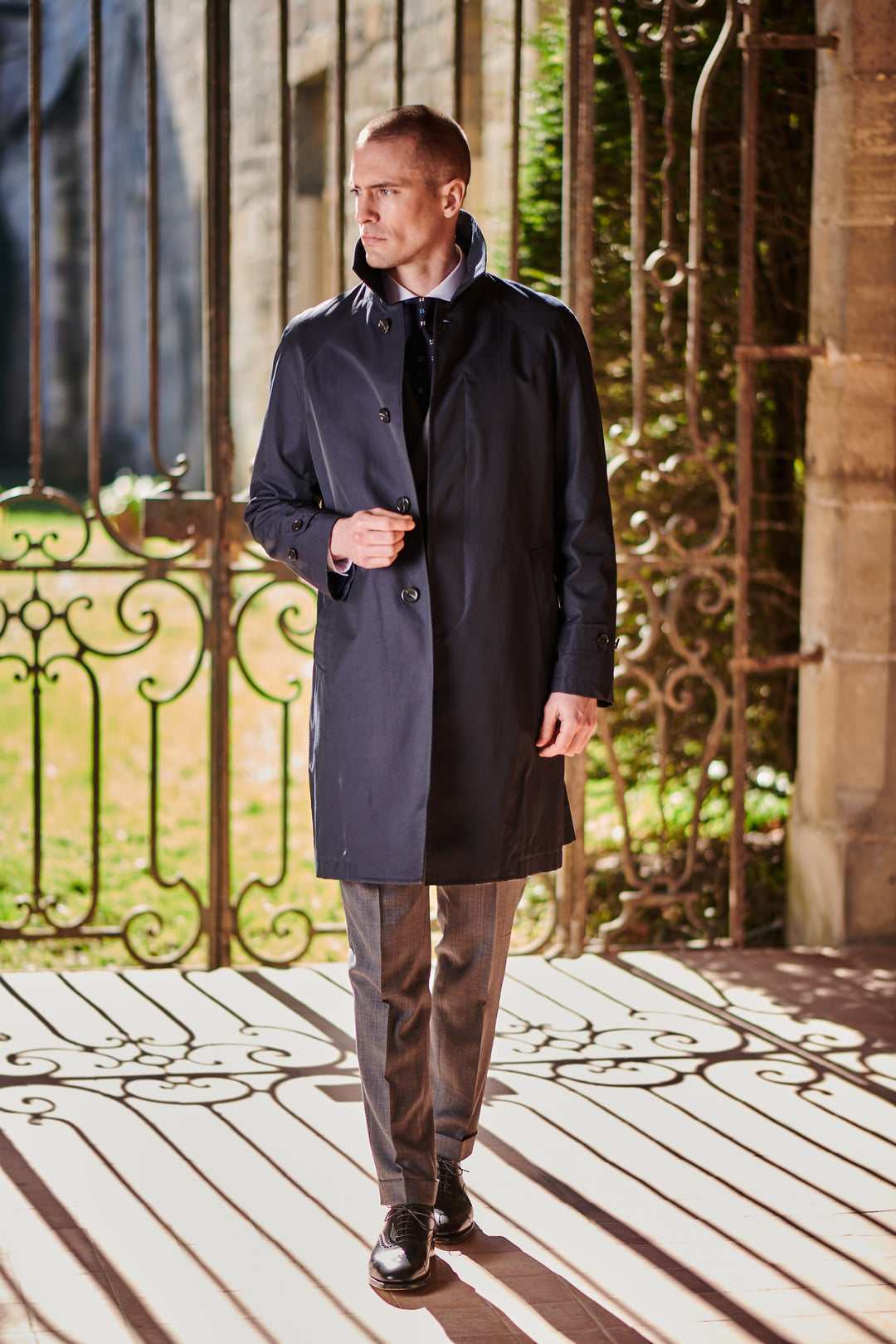 Le Somerset – Navy raincoat – WICKET