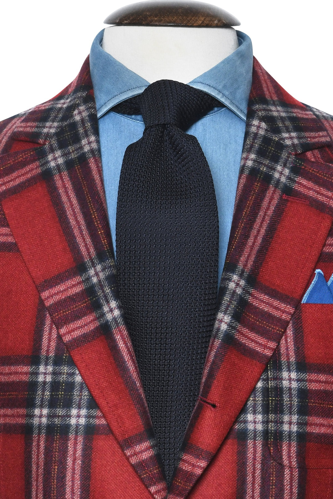 The Tie – Navy grenadine – WICKET