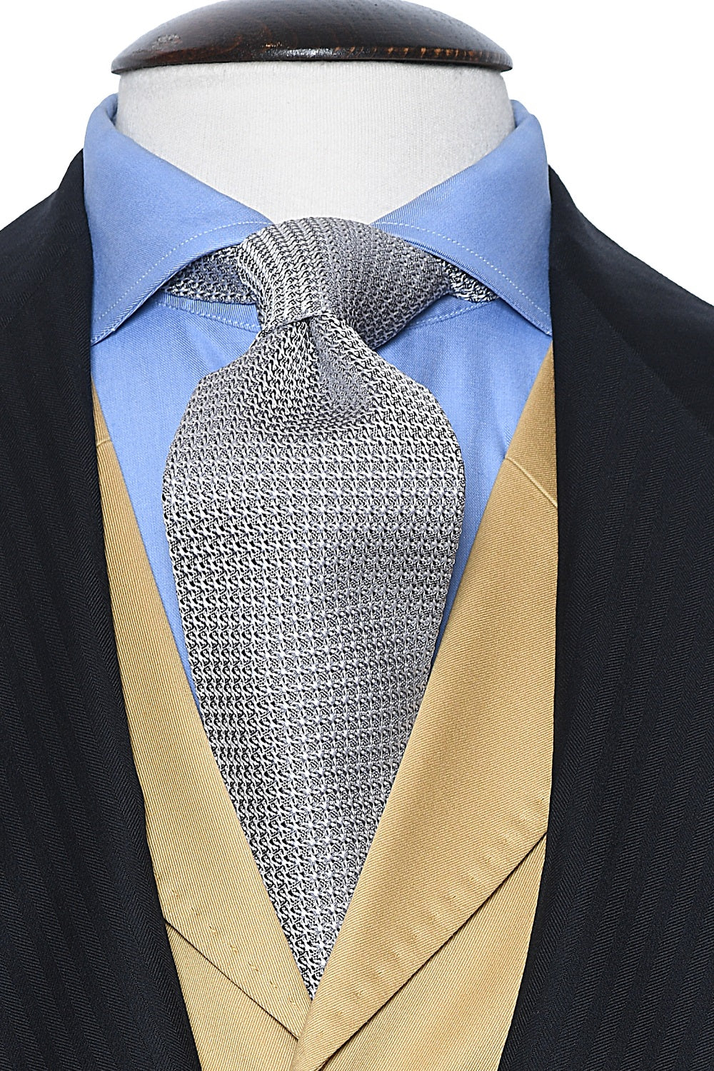 The Tie – Light grey grenadine – WICKET