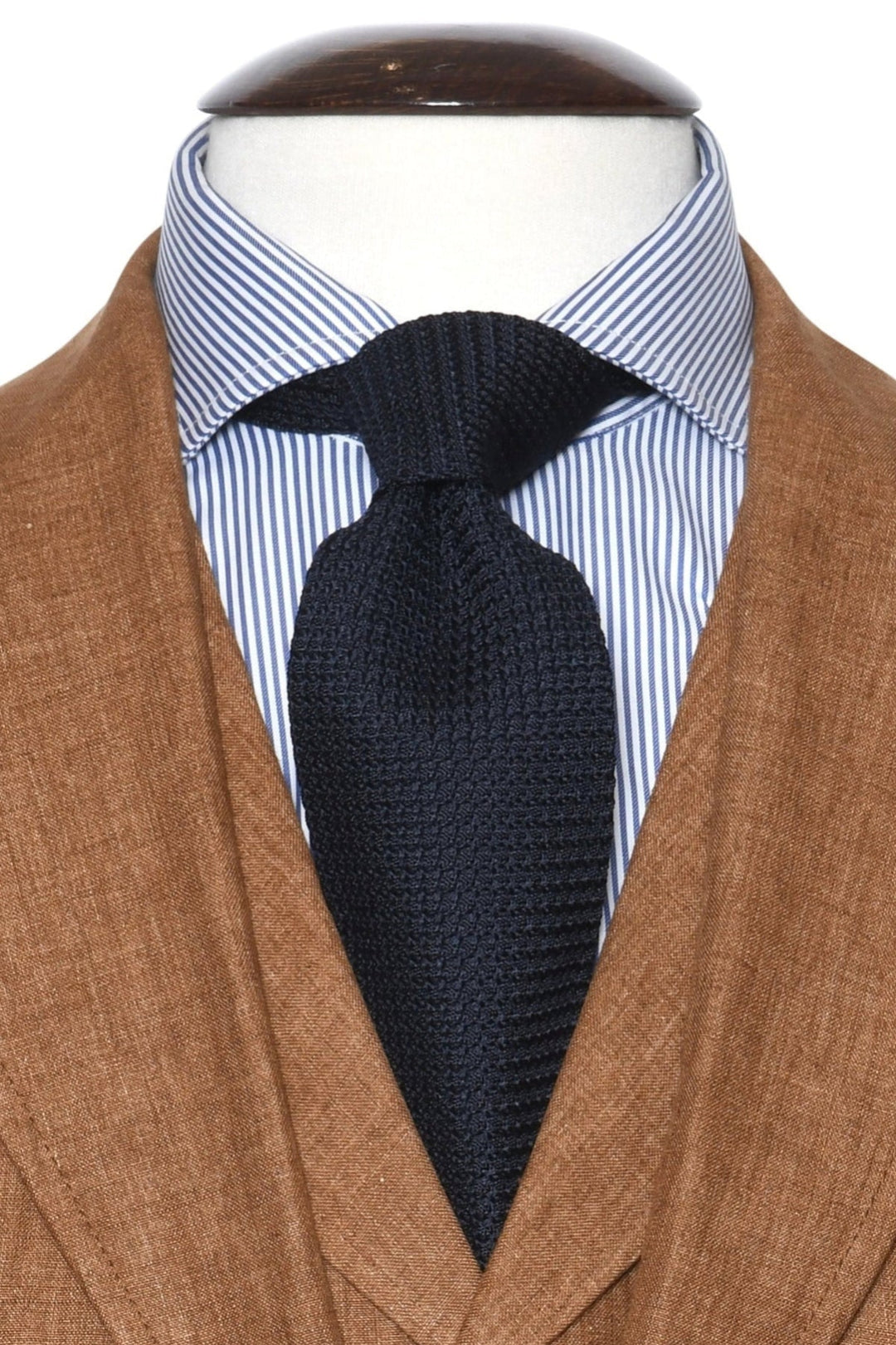 The Tie – Navy grenadine – WICKET