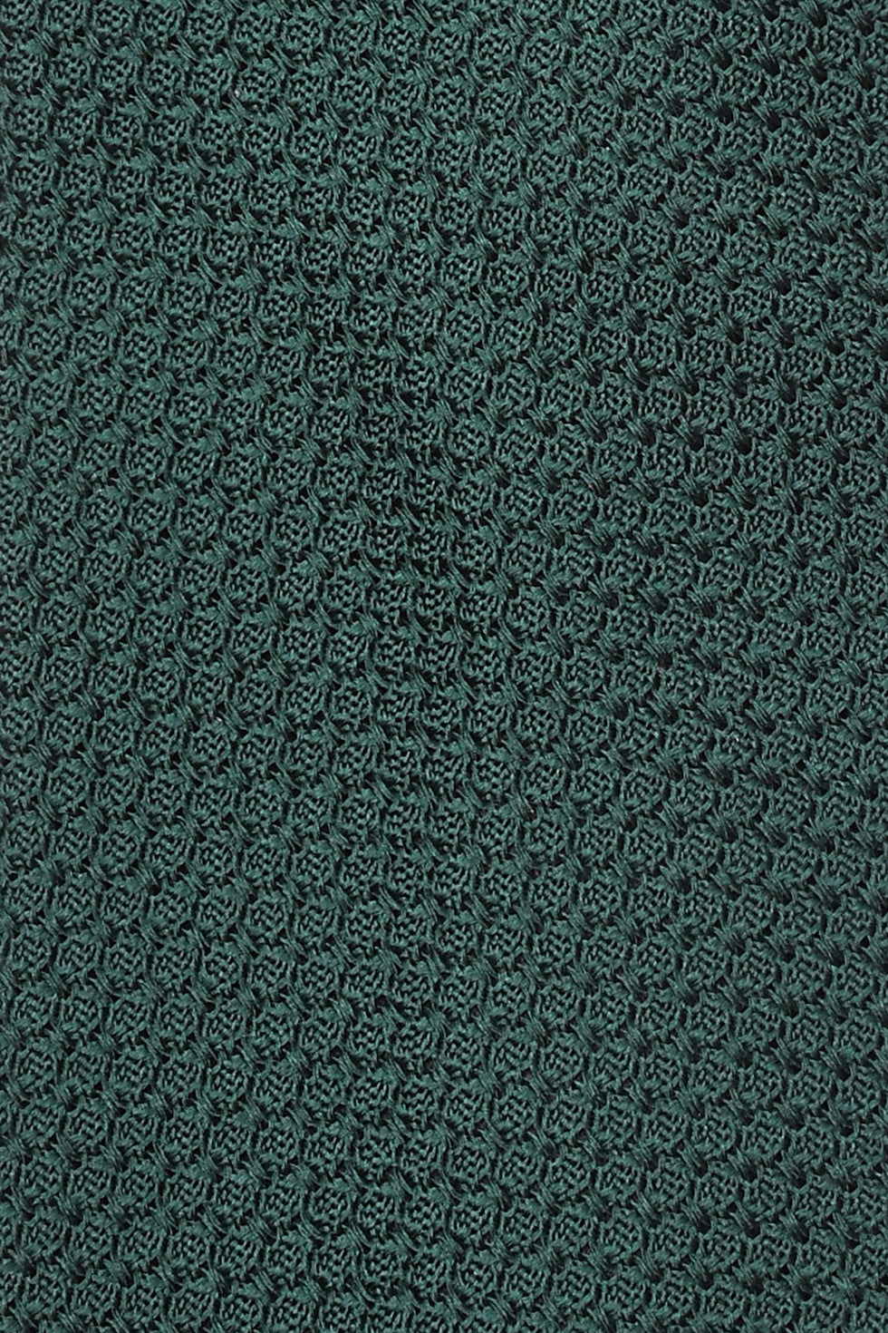 The Tie – Fir green large-weave grenadine – WICKET