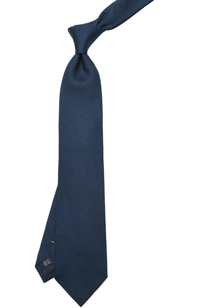 The Tie – Blue fine-weave grenadine – WICKET