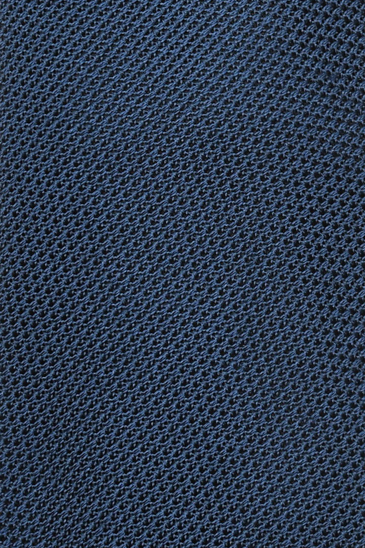 The Tie – Blue fine-weave grenadine – WICKET