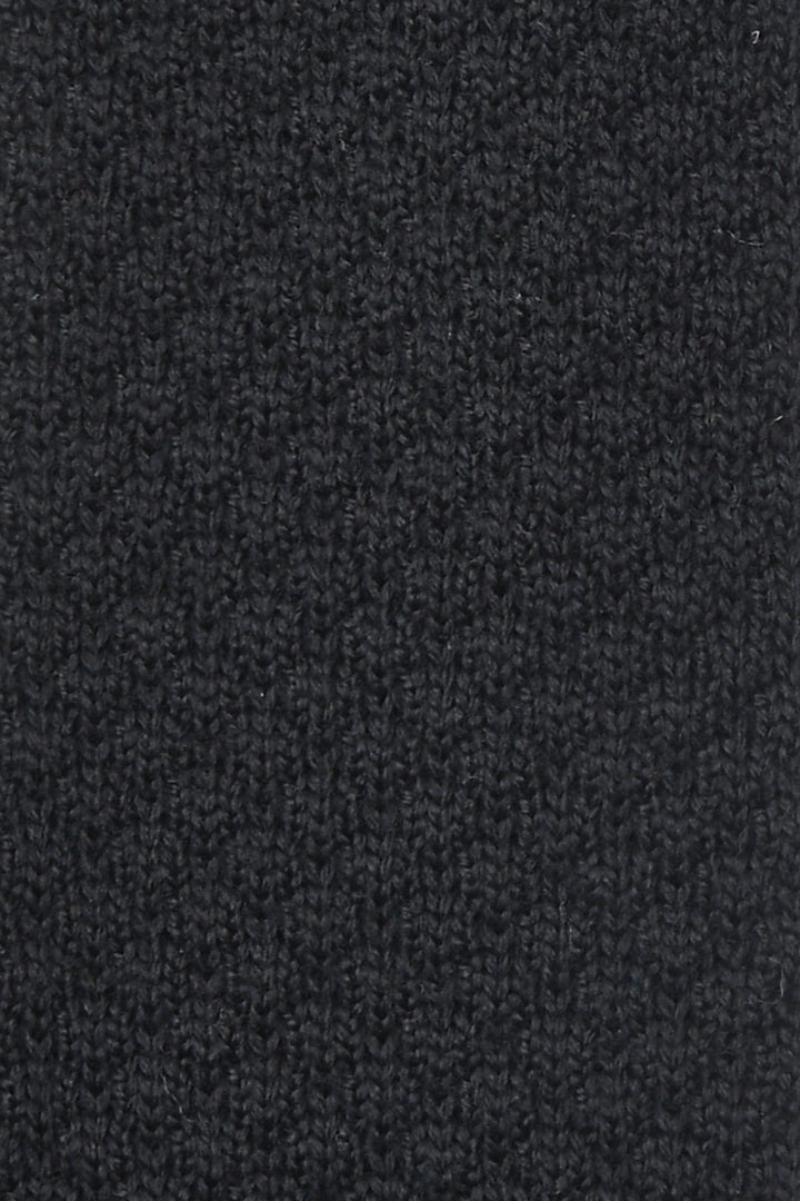 The Tie – Black knitted wool – WICKET