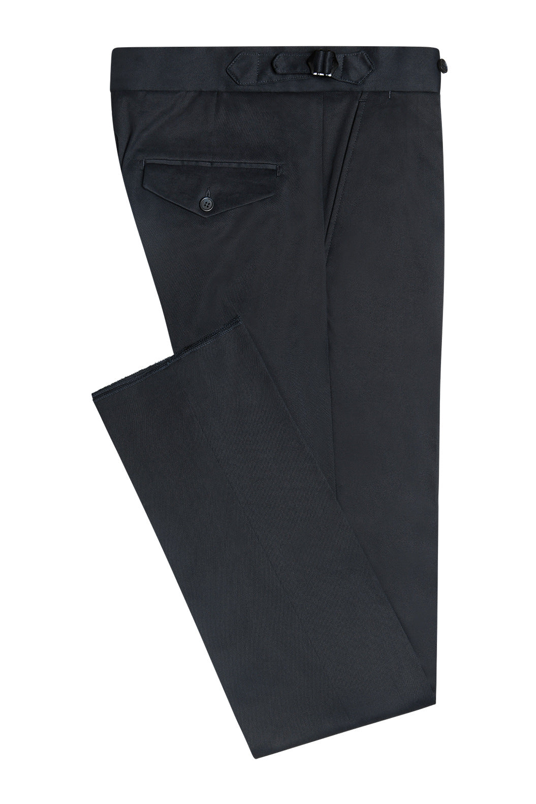Le Vintage – Gabardine de coton bleu marine – WICKET