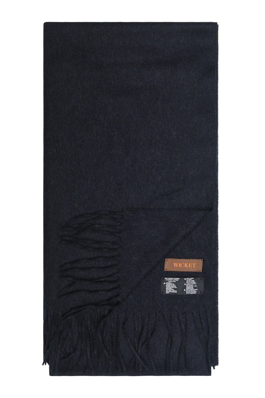 The Scarf – Navy cashmere – WICKET