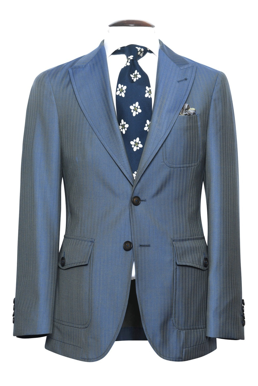 La Downton – Blue Solaro with a green sheen – WICKET