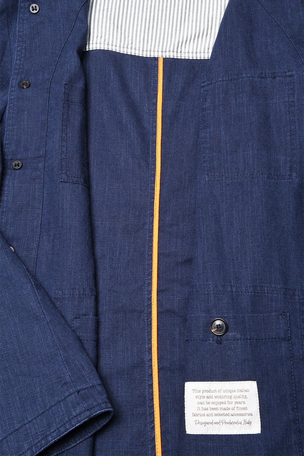 La Garden – Lin et coton bleu marine – WICKET