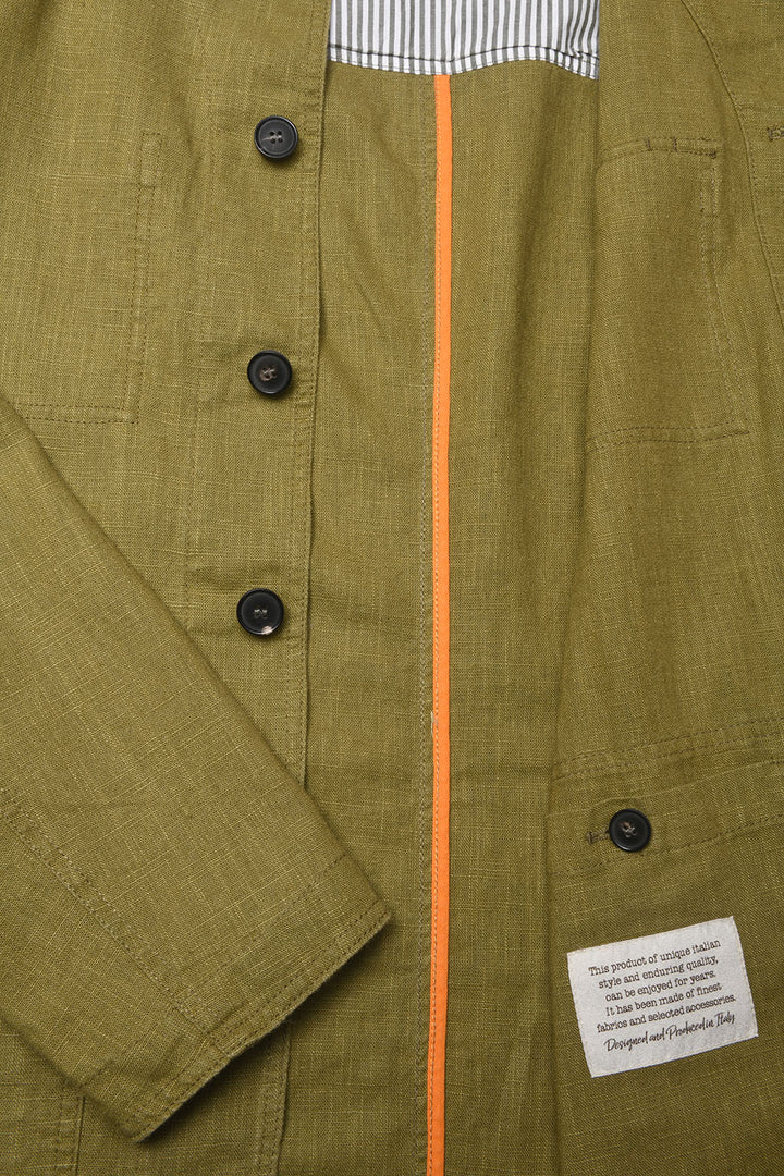 La Garden – Green linen and cotton – WICKET