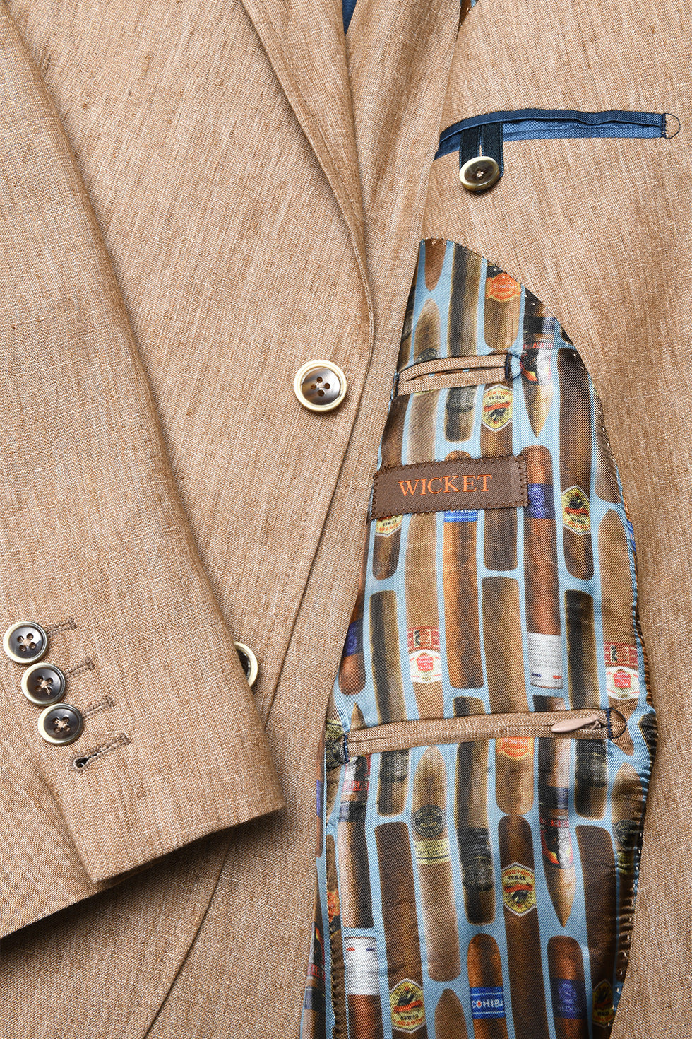 La Milan – Beige linen – WICKET