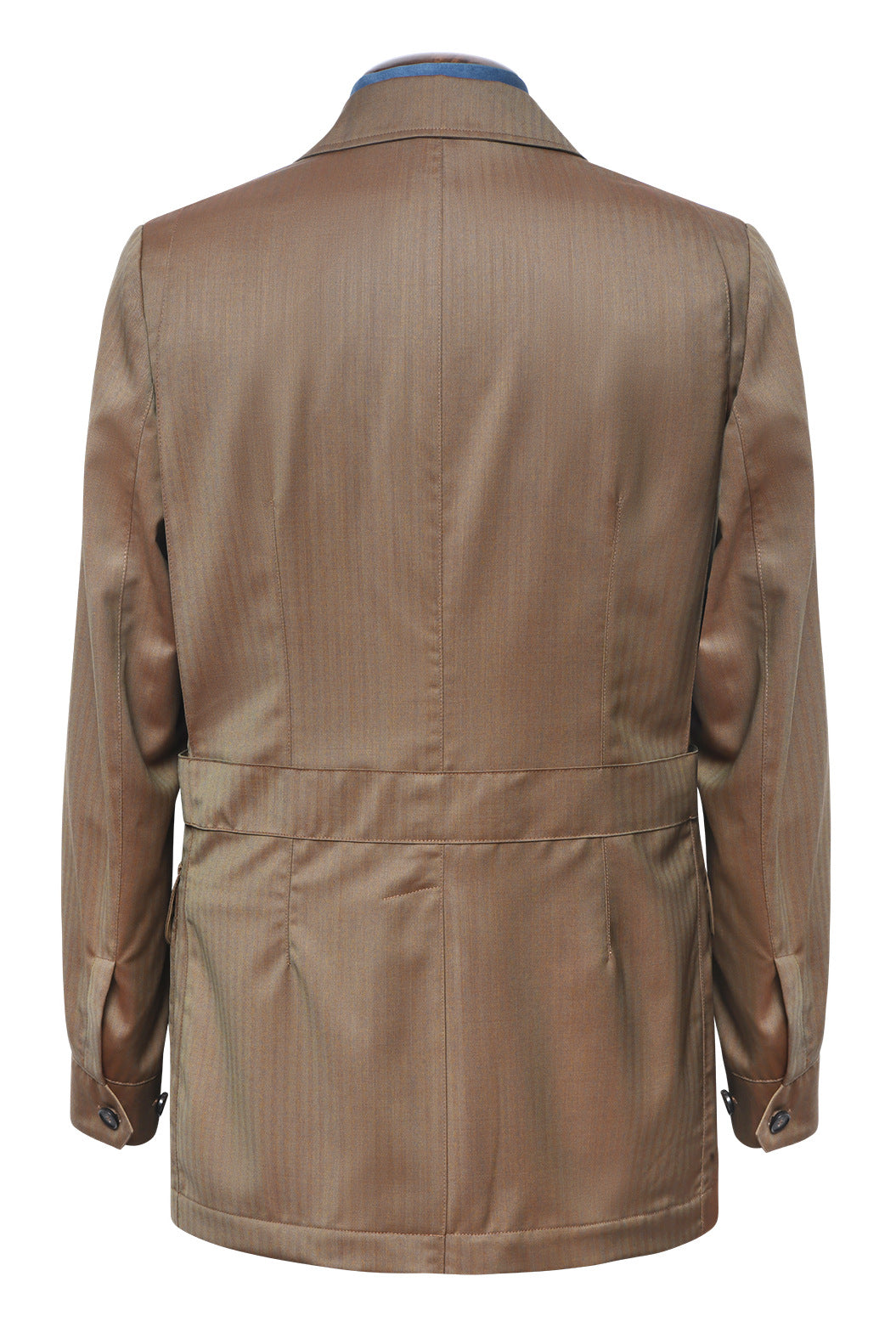 The Safari Jacket – Beige Solaro with a red sheen – WICKET