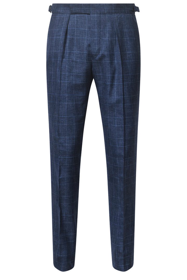 Le Kensington – Royal blue Prince of Wales check – WICKET