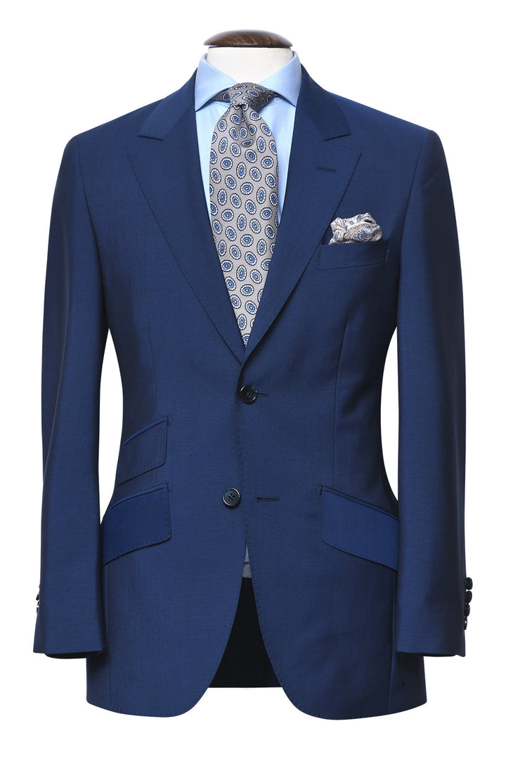 Le Kensington – Royal blue wool and mohair – WICKET
