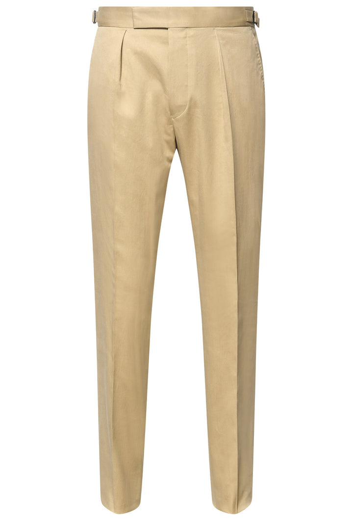 Le Kensington – Sahara beige cotton gabardine – WICKET
