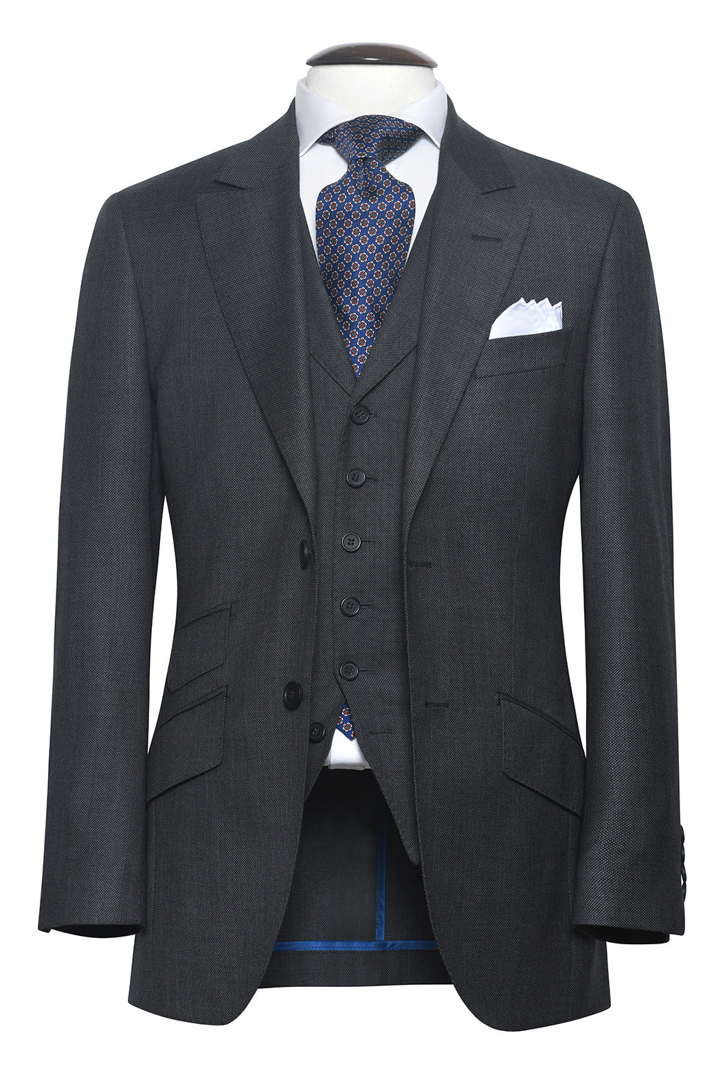 Le Kensington – Deep grey grain de caviar – WICKET