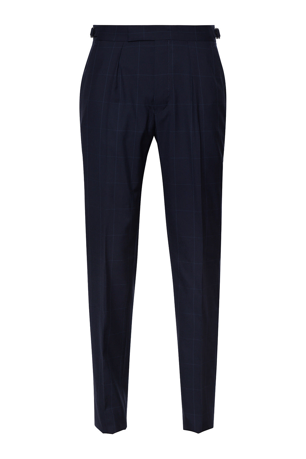 Le Kensington – Laine tropicale bleu intense à carreaux – WICKET