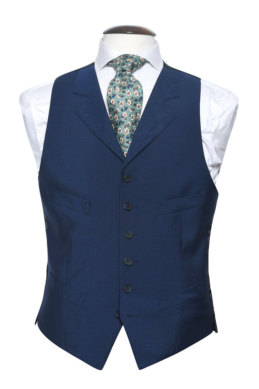 Le Kensington – Royal blue wool and mohair – WICKET
