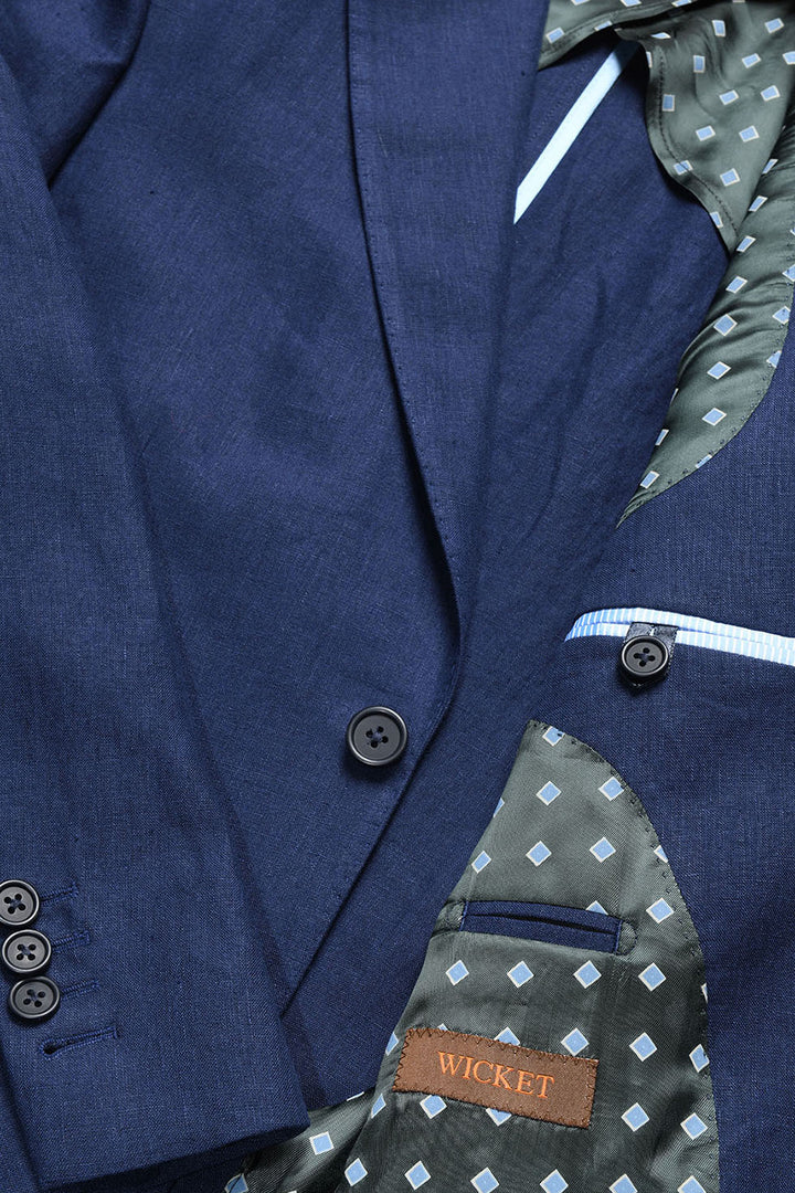 Le Kensington – Blue linen – WICKET