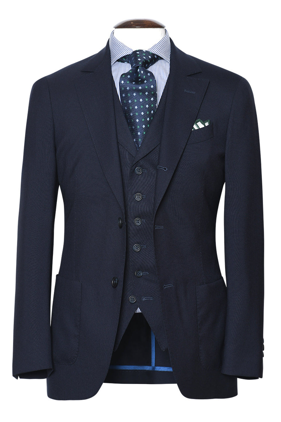 Le Milan – Navy tropical wool – WICKET