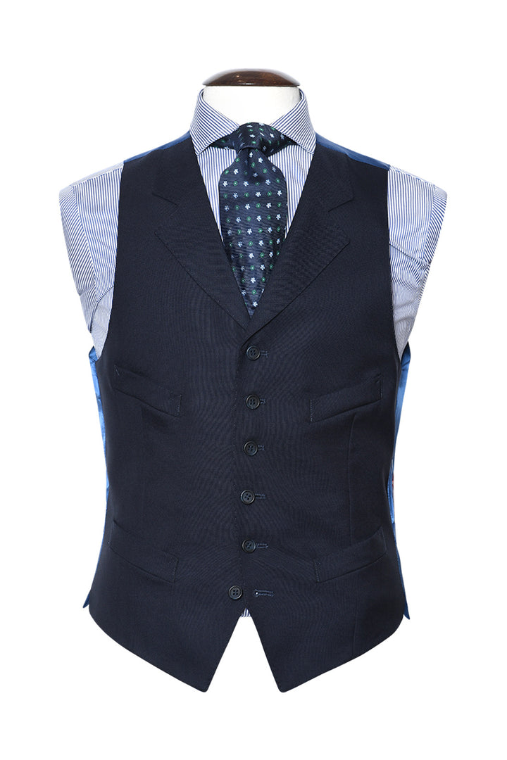 Le Milan – Navy tropical wool – WICKET