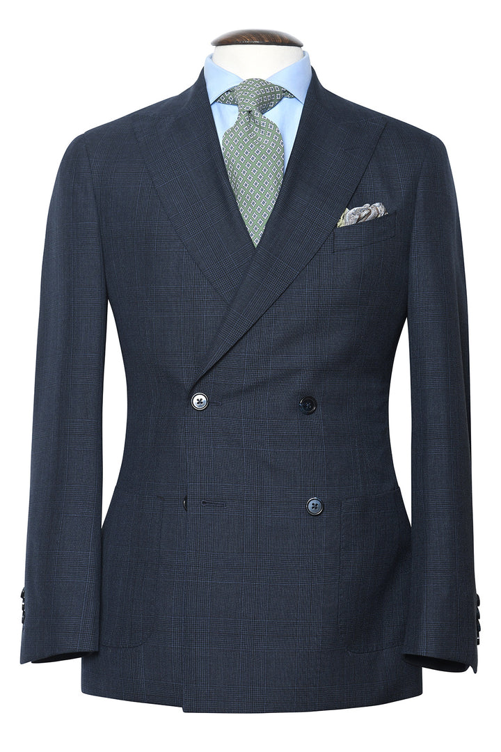 Le Naples – Blue Prince of Wales check – WICKET