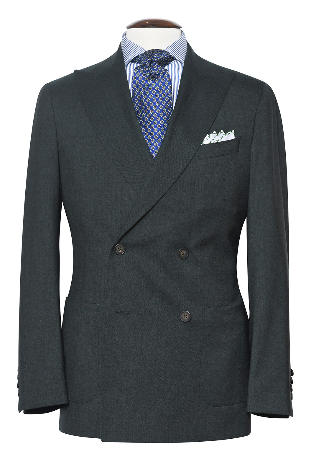 Le Naples – Deep green tropical wool – WICKET