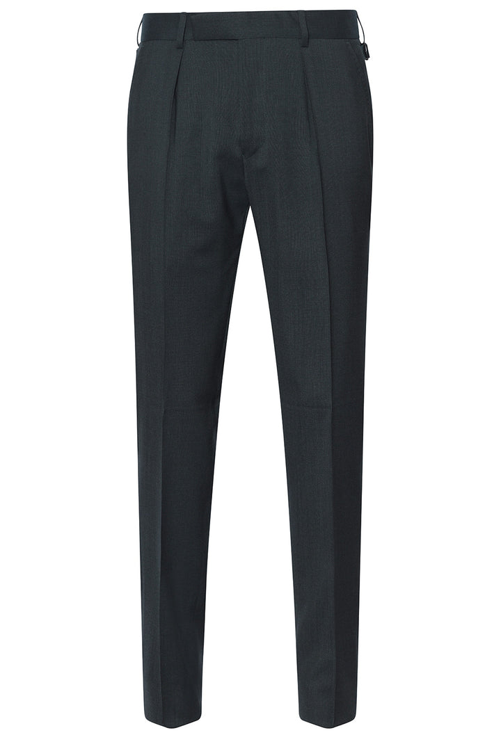 Le Naples – Deep green tropical wool – WICKET