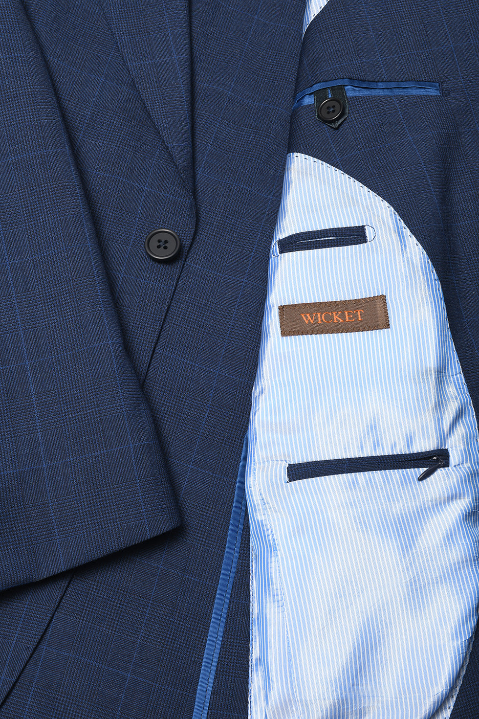 Le Turin – Royal blue Prince of Wales check – WICKET