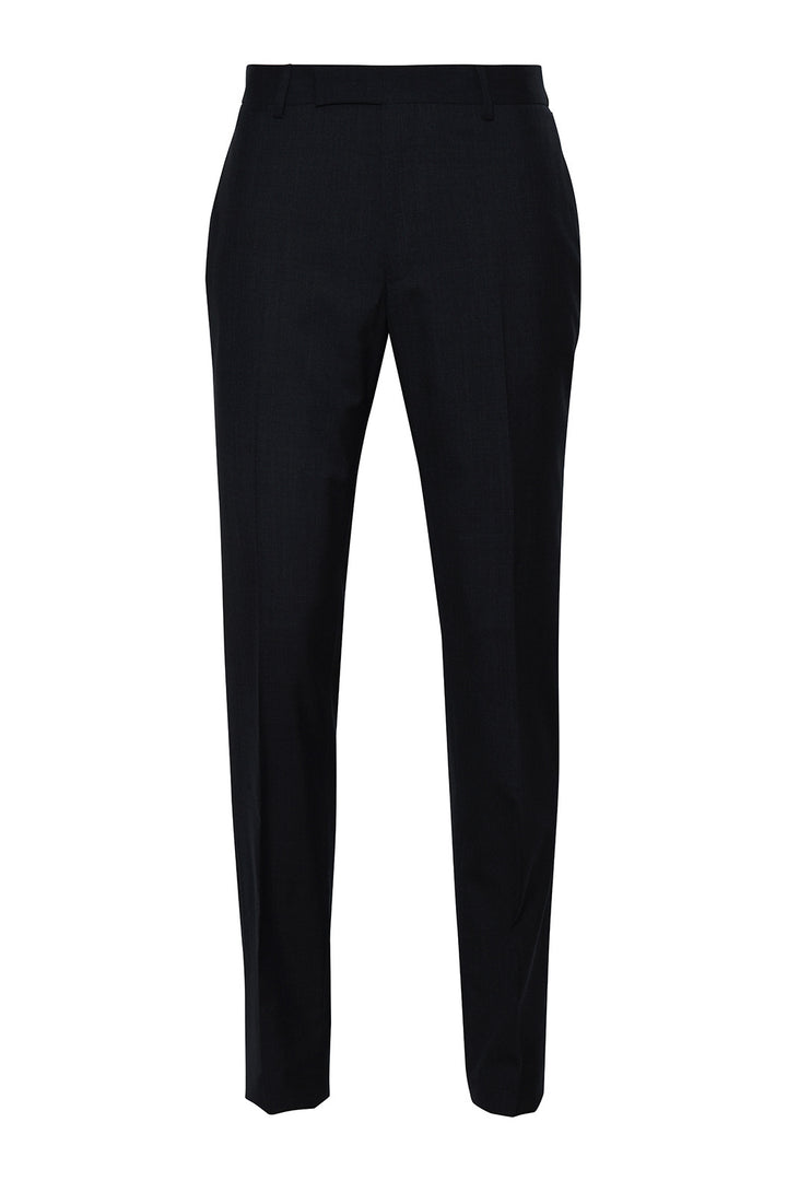 Le Turin – Plain wool gabardine, charcoal grey, Super 120’s (230 g) – WICKET