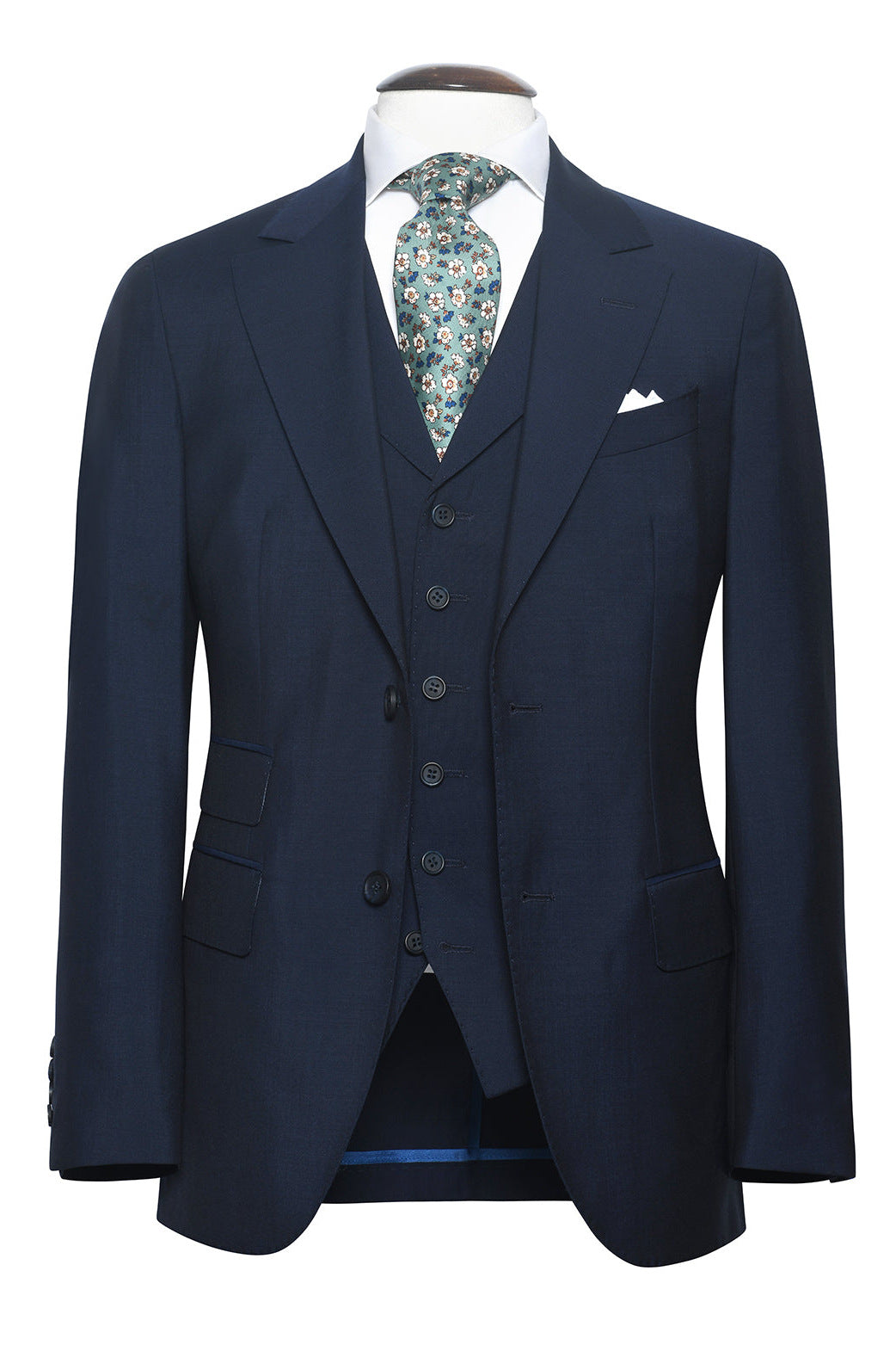 Le Turin – Navy wool and mohair – WICKET
