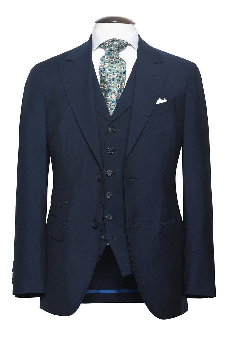 Le Turin – Navy wool and mohair – WICKET