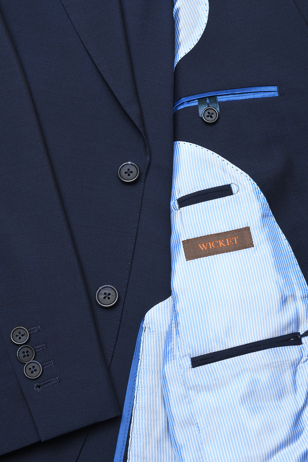 Le Turin – Navy wool and mohair – WICKET