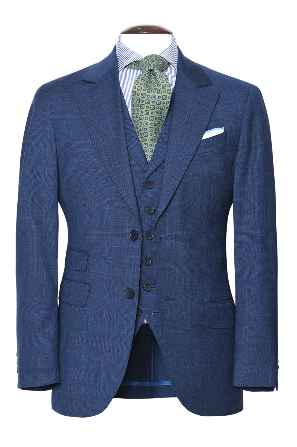 Le Turin – Royal blue Prince of Wales check – WICKET