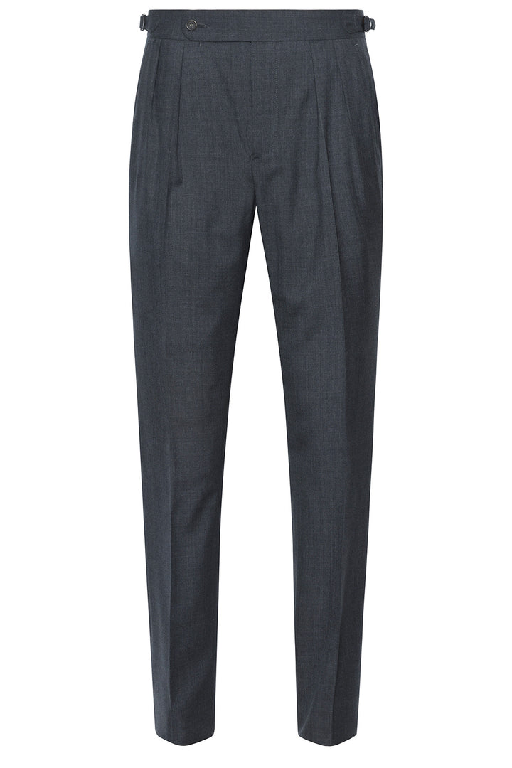 Le Vintage – Mid grey wool gabardine – WICKET
