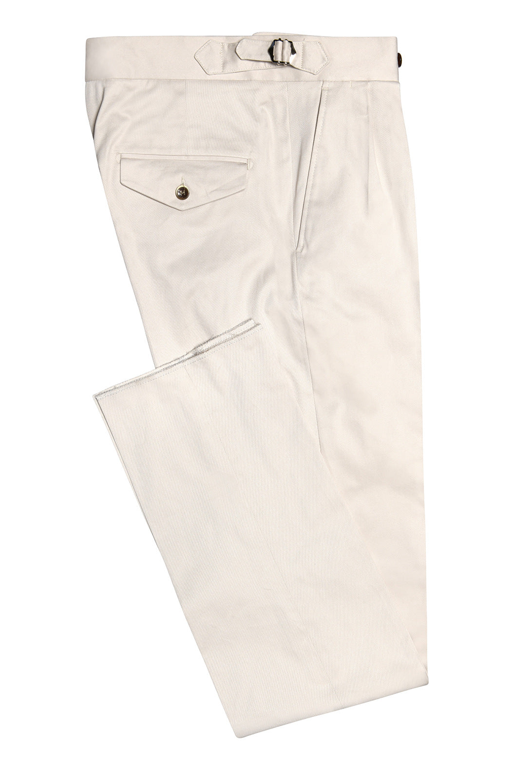 Le Vintage – Cream beige cotton gabardine – WICKET
