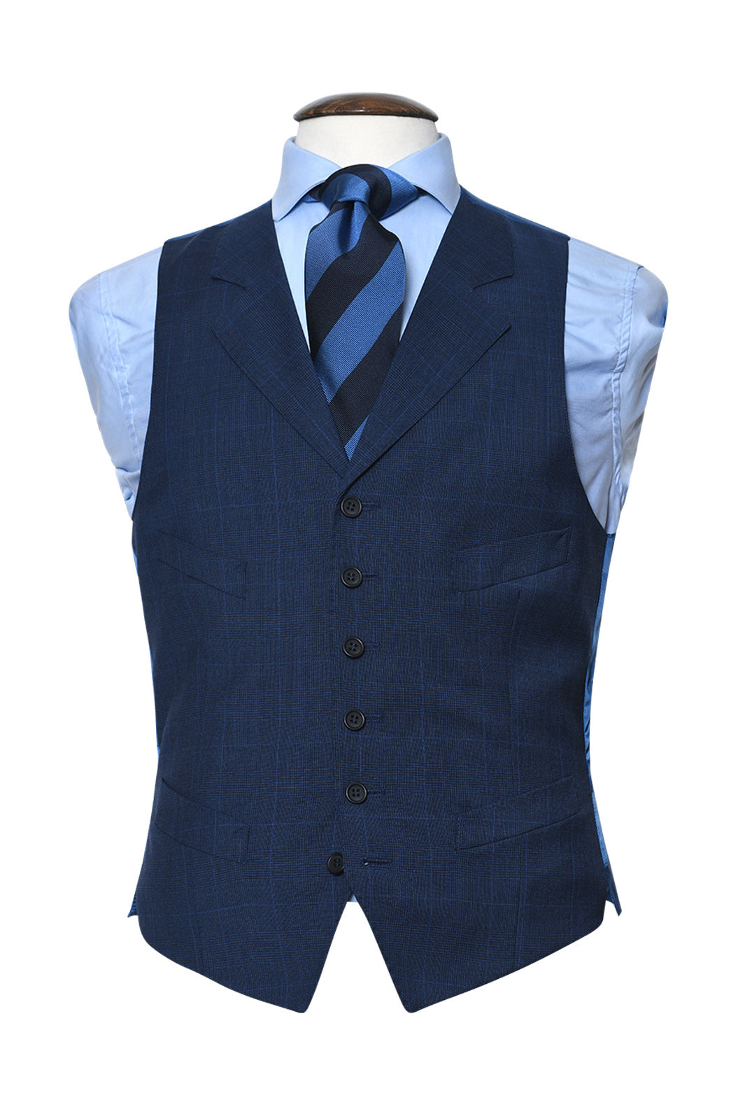 Le Turin – Royal blue Prince of Wales check – WICKET
