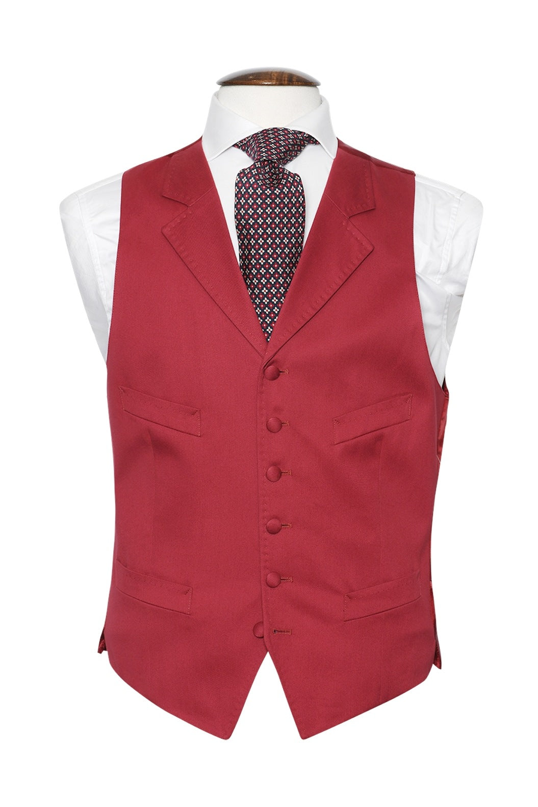 The Single-Breasted Morning Waistcoat – Cotton twill – WICKET
