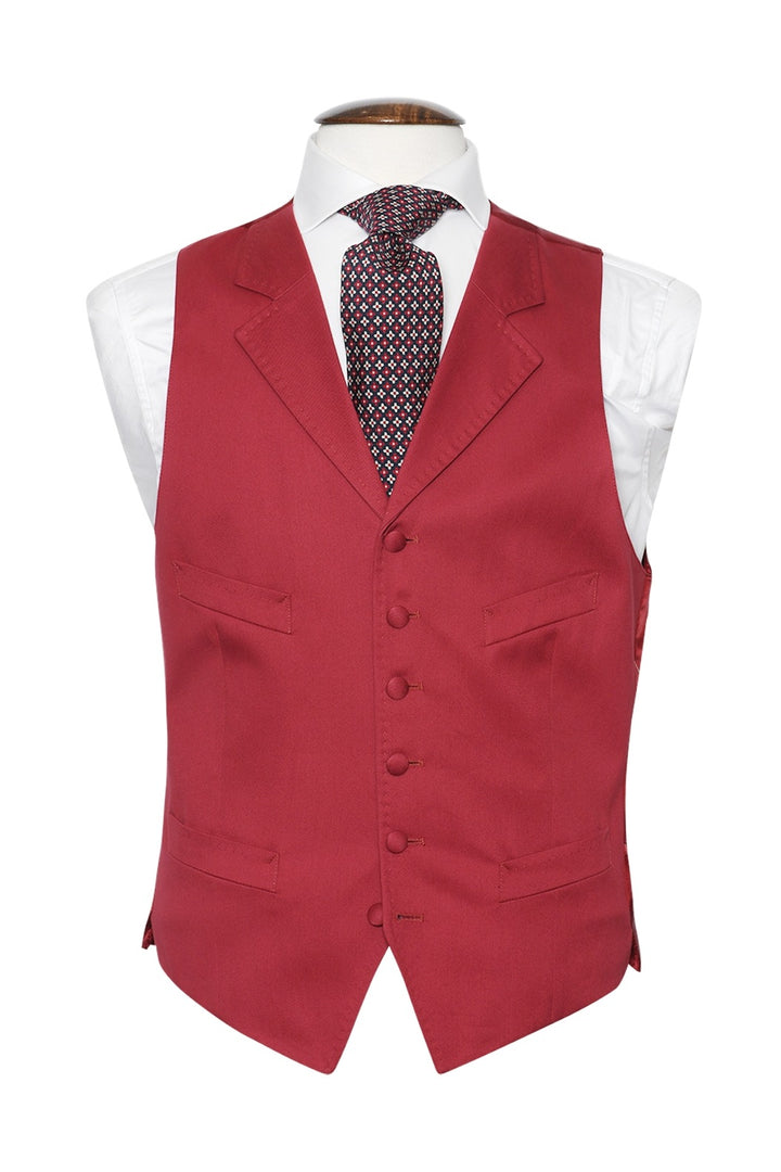 The Single-Breasted Morning Waistcoat – Cotton twill – WICKET