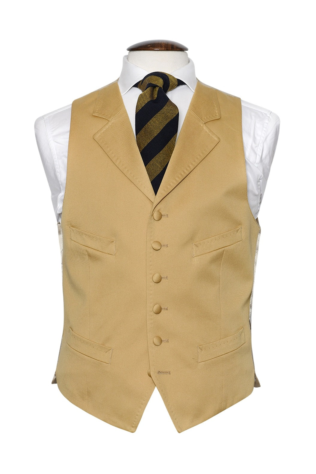 The Single-Breasted Morning Waistcoat – Cotton twill – WICKET