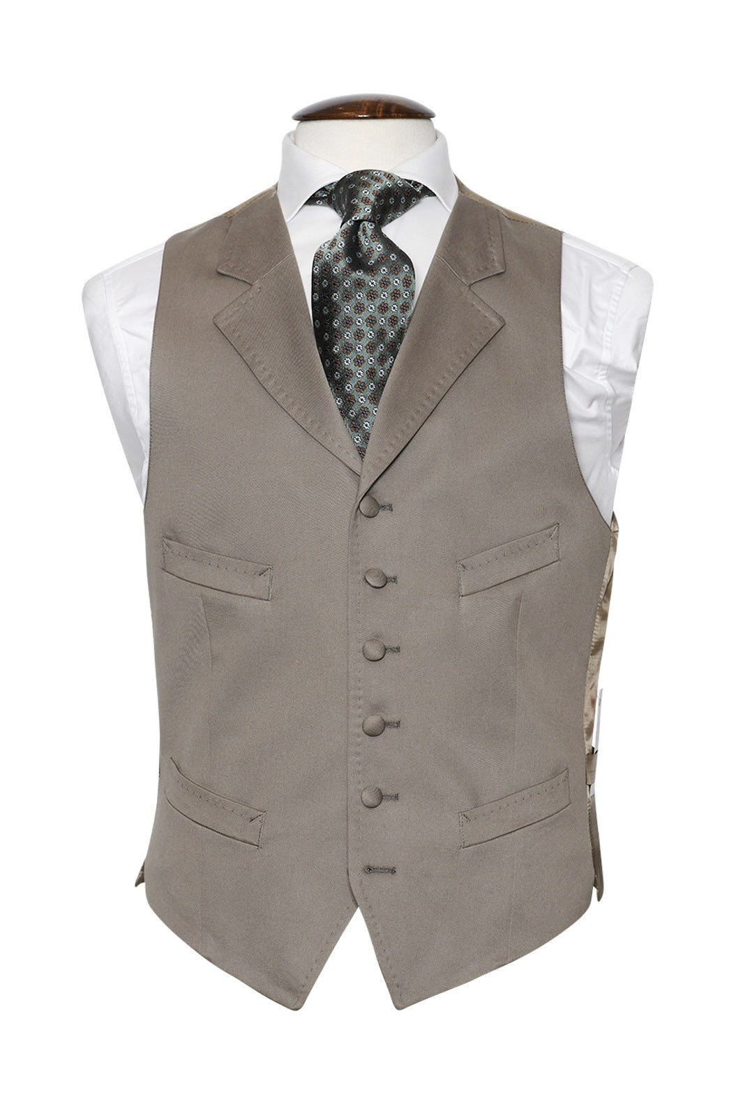 The Single-Breasted Morning Waistcoat – Cotton twill – WICKET