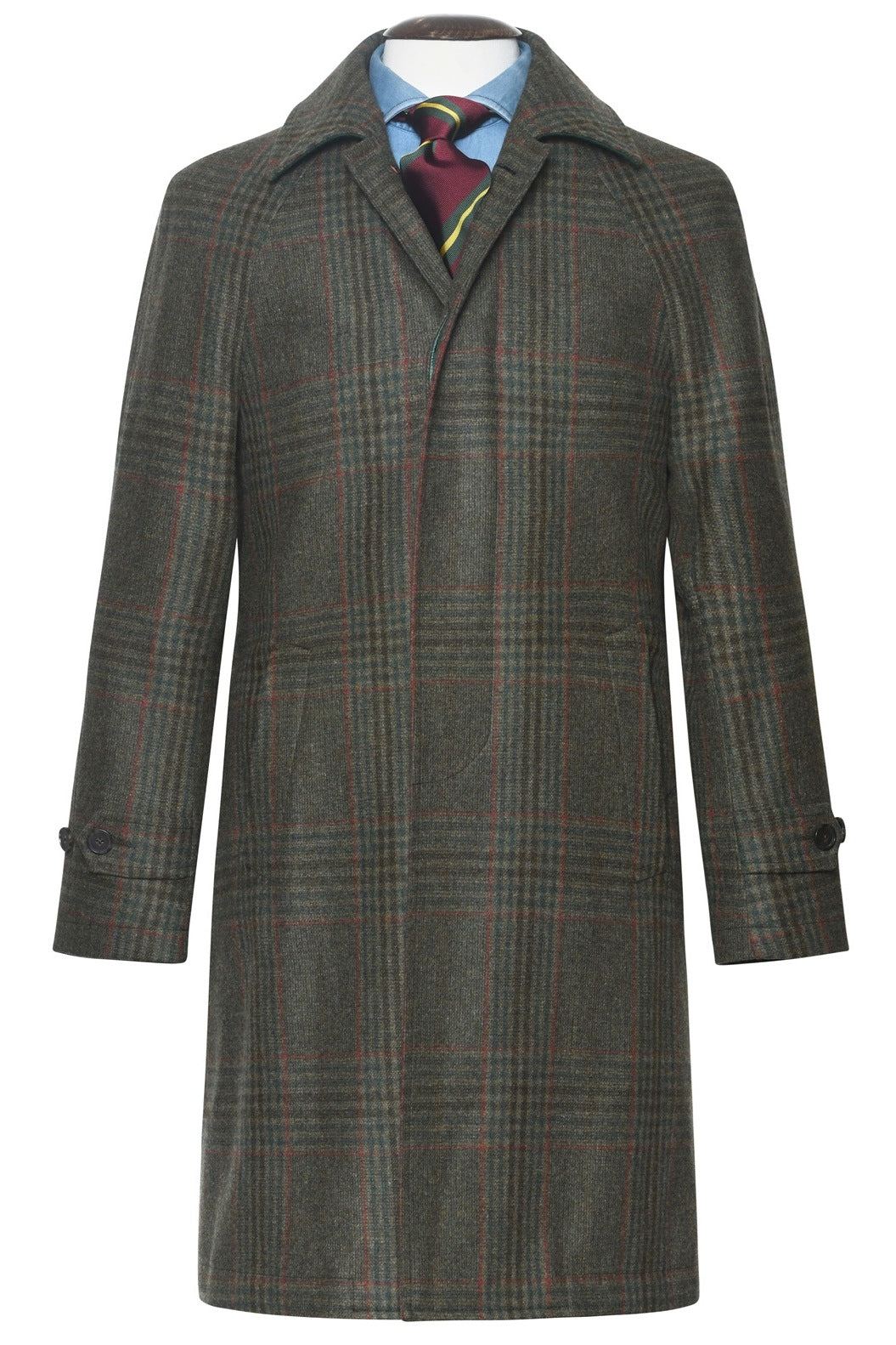 Le Somerset Tweed – Prince de Galles vert et bordeaux – WICKET