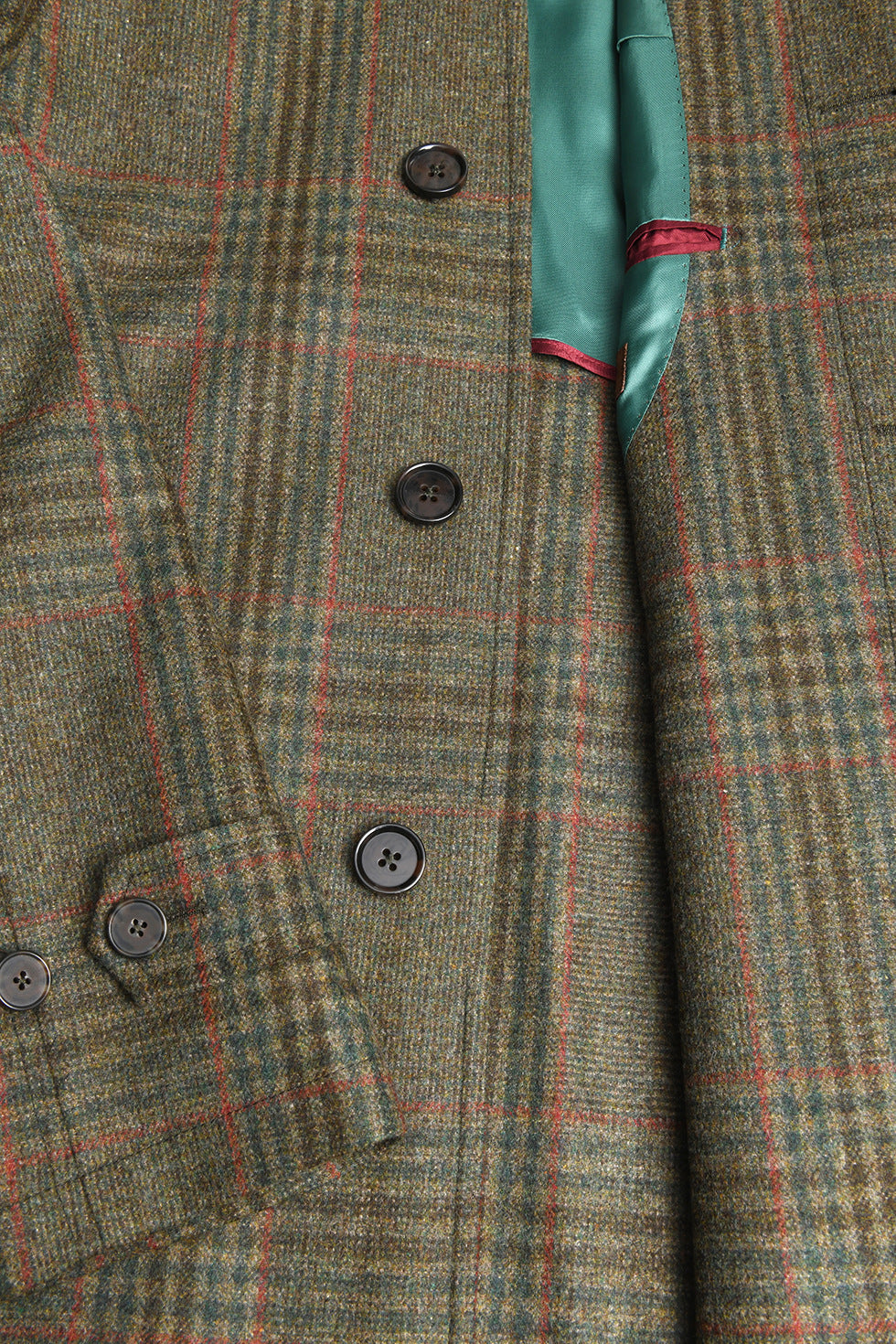 Le Somerset Tweed – Prince de Galles vert et bordeaux – WICKET