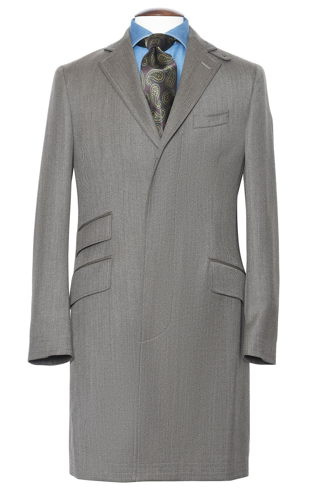 Le Vittorio – Beige and brown whipcord – WICKET
